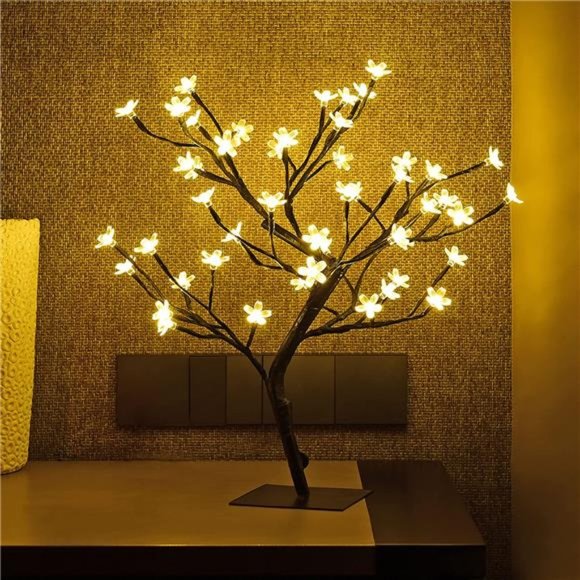 18 Inch Cherry Blossom Bonsai Tree,48 LED Lights, 24V UL Listed Adapter Included - Picture 1 of 7